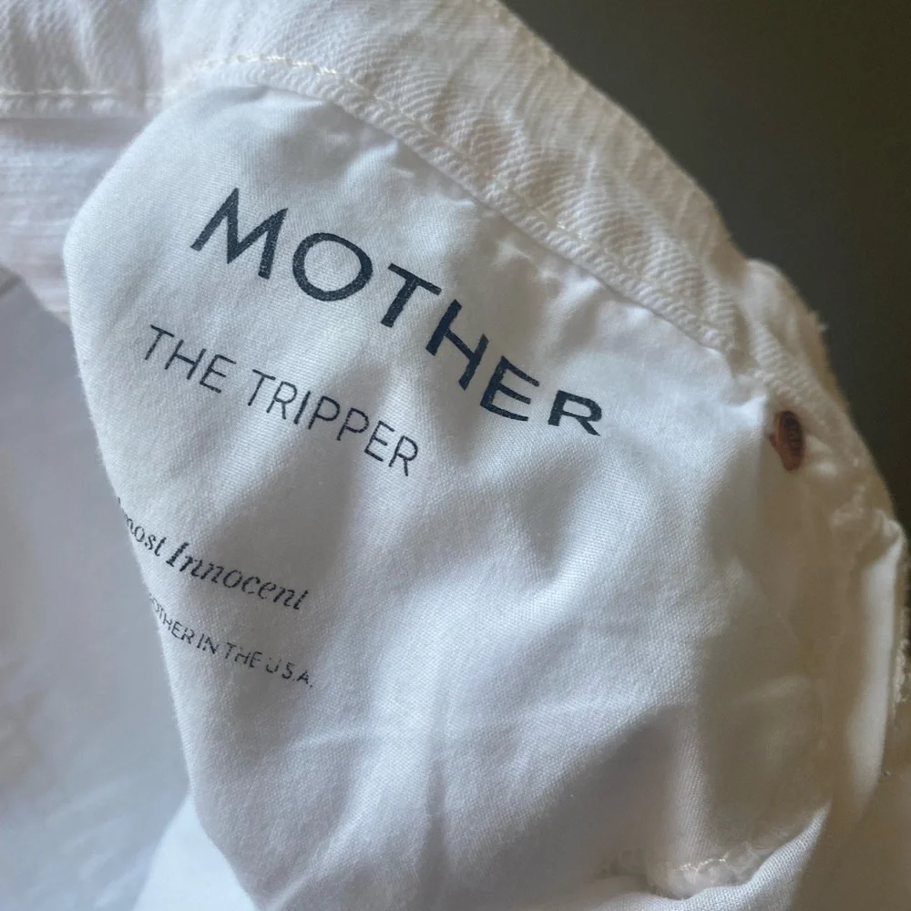 MOTHER Women's Crisp White  Jeans - Picture 9 of 10
